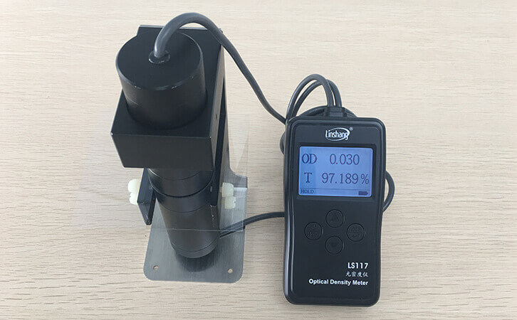 LS117 light transmittance meter test PET material 