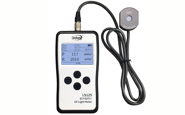 UV light meter with UVA probe 