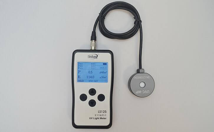 waterproof UV intensity meter