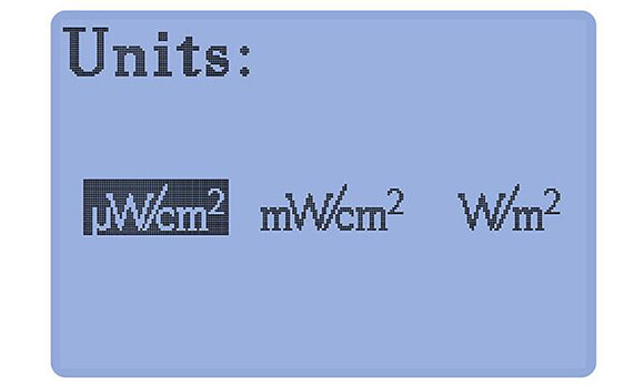 UV intensity units