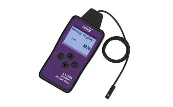 UV Lamp Intensity Meter with Small Probe 