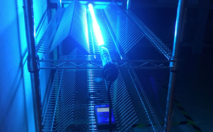 UV light meter 
