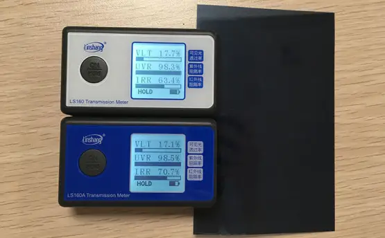 Comparison between LS160 and LS160A Laser Labs Tint Meter