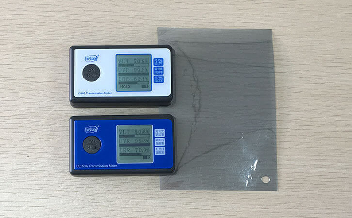 solar film transmission meters 