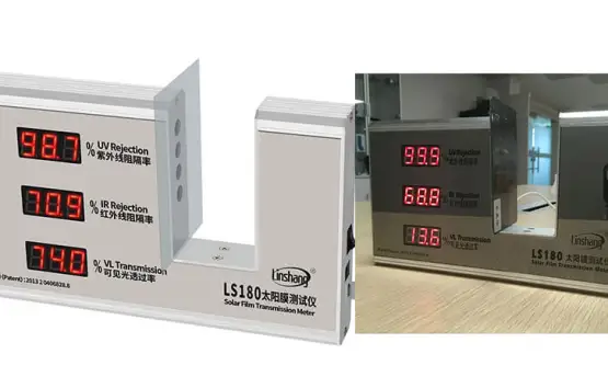 Hot Sale Original LS160A Solar Film Transmission Meter Window Tinting Light  Transmittance Meter UV IR rejection Tester