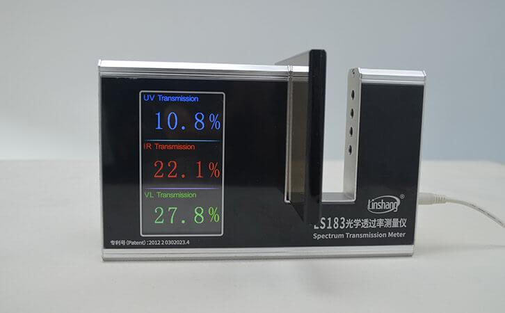 light transmission meter measure Low-E glass