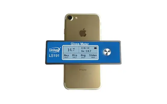 LS191 Gloss Meter Measure Surface of Iphone