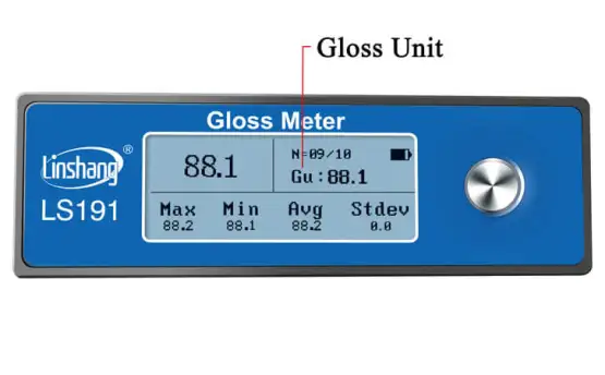 Gloss Metre Unit and Application Area