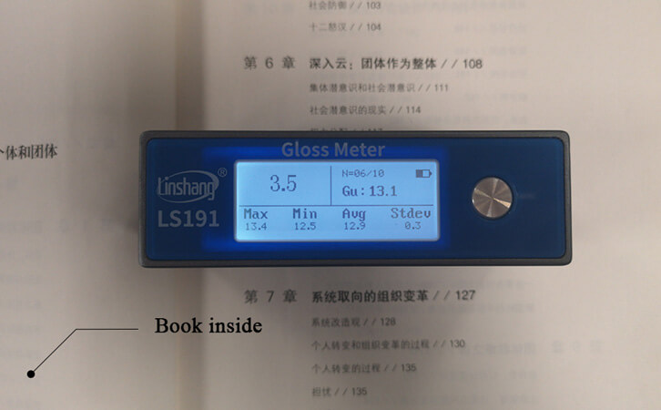paper gloss meter