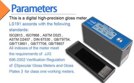 Linshang Gloss Meter Standard and Characteristics