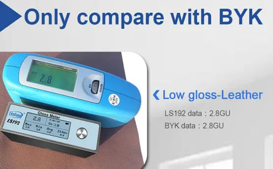 BYK Gloss Meter VS Linshang Portable Gloss Meter