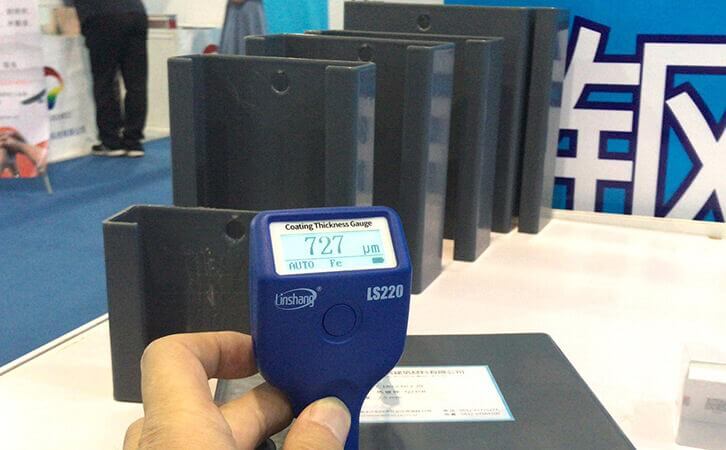 dry film thickness gauge test the steel