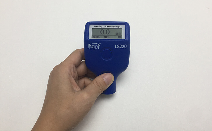 Dual Purpose of Iron and Aluminum N \ A Car Coating Thickness Gauge,Two Kinds of Measurement Μm/mil Car Paint Tester with Digital LCD Backlight Display for Car Accident Detection