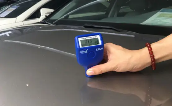 Delamination of Car Paint and Paint Thickness Gauge