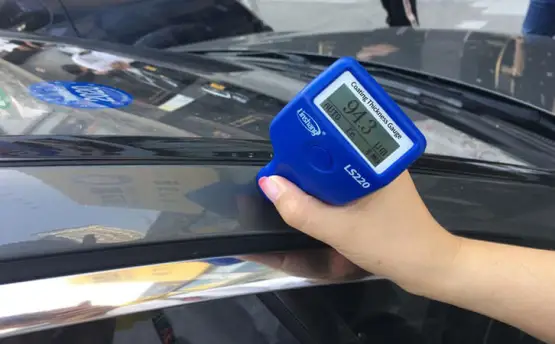 How to Determine Sheet Metal by Paint Film Thickness Gauge ?