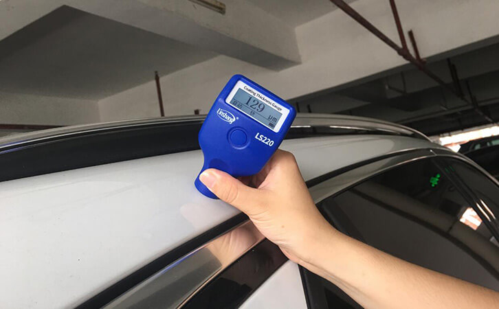 car paint thickness gauge test the car