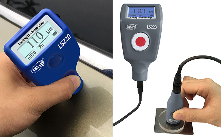 coating thickness gauge measure glass and paint thickness