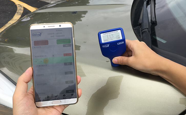 Coating Thickness Gauge with Bluetooth