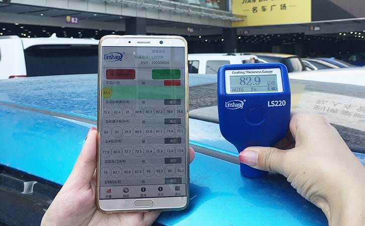 LS220B coating thickness gauge 