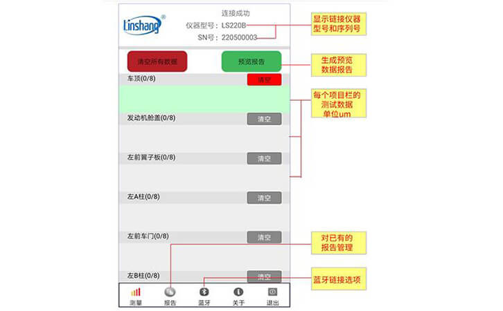 bar paint meter bluetooth app