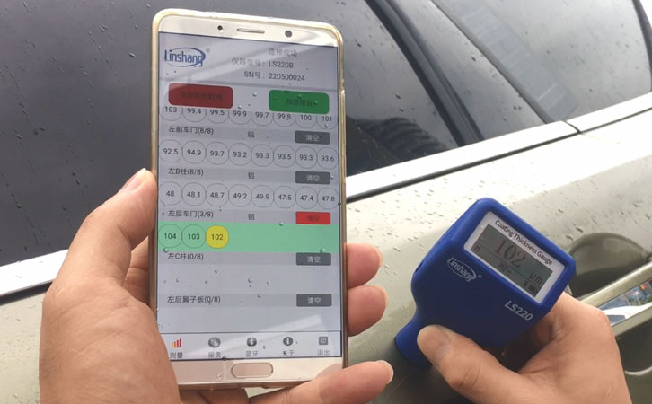 LS220B automotive paint meter