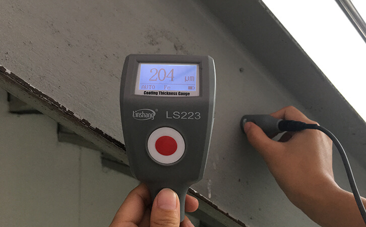 LS223 magnetic paint thickness gauge 