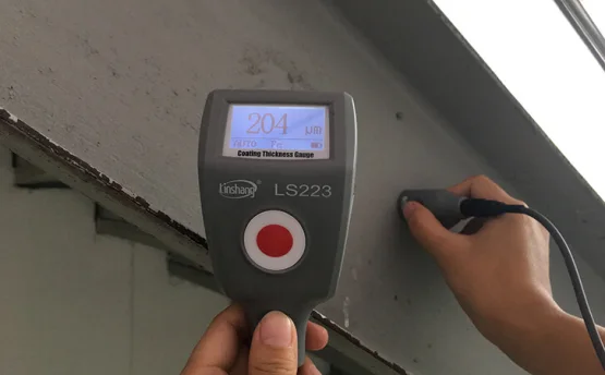 Use of Steel Structure Fireproof Magnetic Paint Thickness Gauge