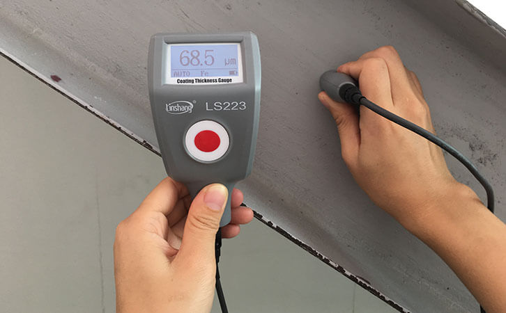 LS223 digital coating thickness gauge 