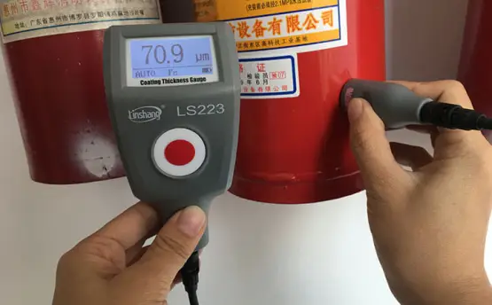 Choose Steel Structure Fireproof Coating with Coating Thickness Tester