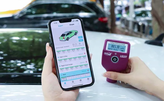 How to use Linshang’s new car paint tester?