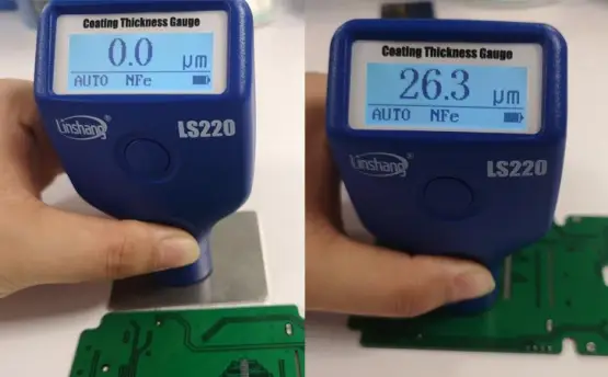 Dry Film Thickness Measurement Using Dry Film Thickness Gauge