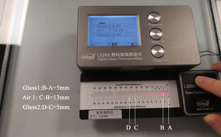 glass thickness measurement tools