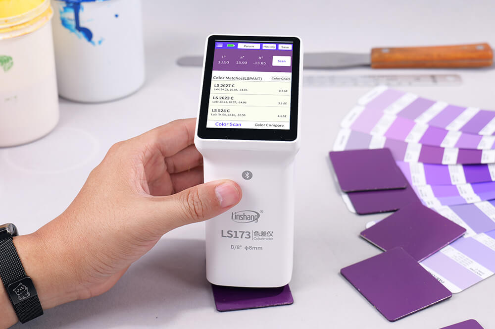 LS173 measures paint color