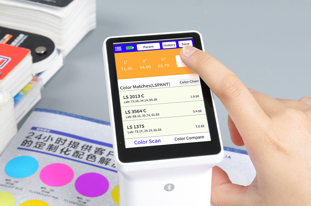 A large 3.5-inch touchscreen