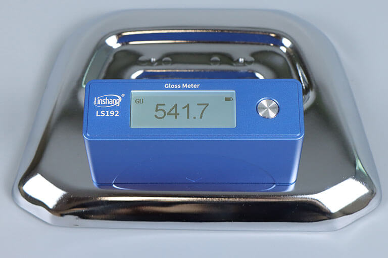 LS192 gloss meter measure high gloss materials