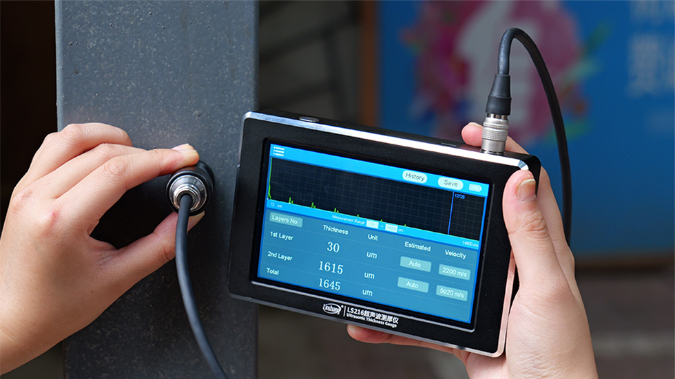 LS216 High Precision Ultrasonic Thickness Gauge LS216 High Precision Ultrasonic Thickness Gauge