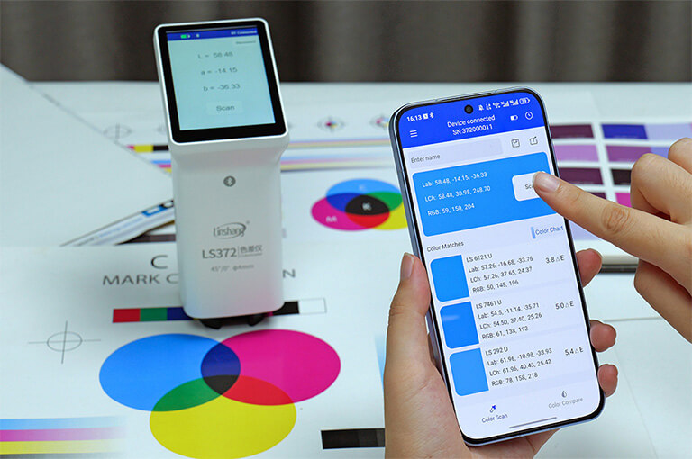 Measure color with mobile app Measure color with mobile app