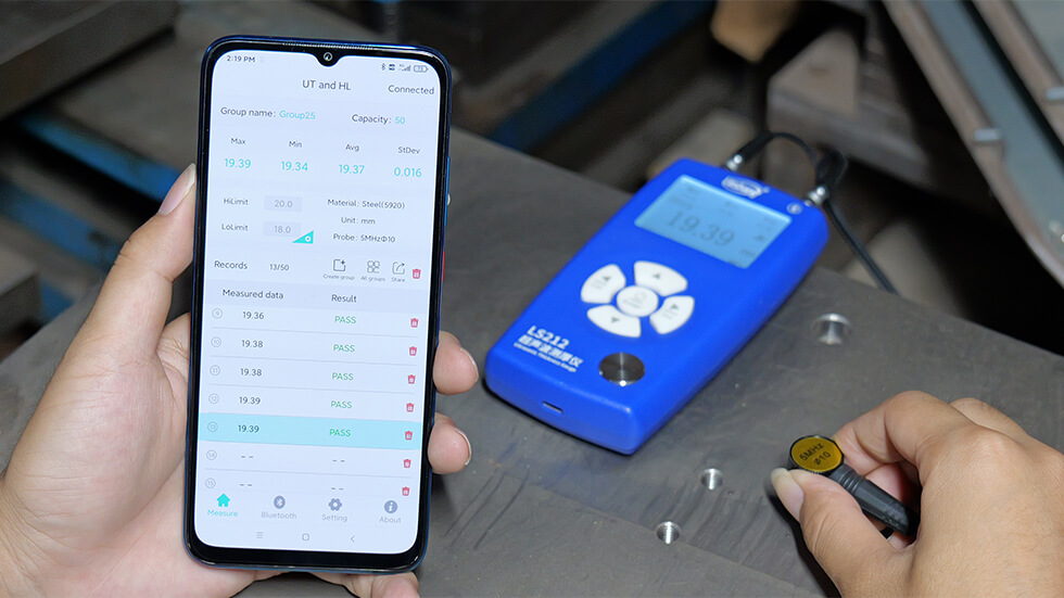 LS212 Ultrasonic Thickness Gauge