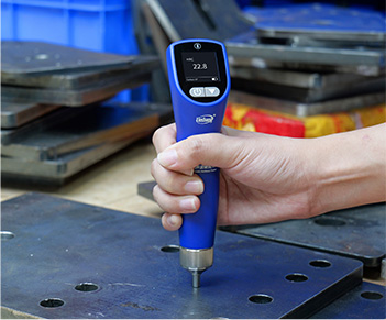 LS256 ile çelik levha testi