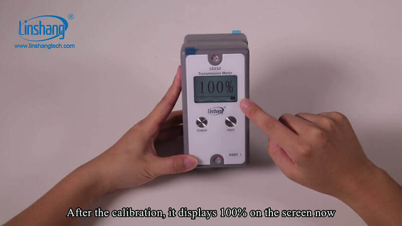How to use LS110 light transmittance meter