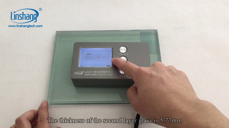 LS201 glass thickness meter operation